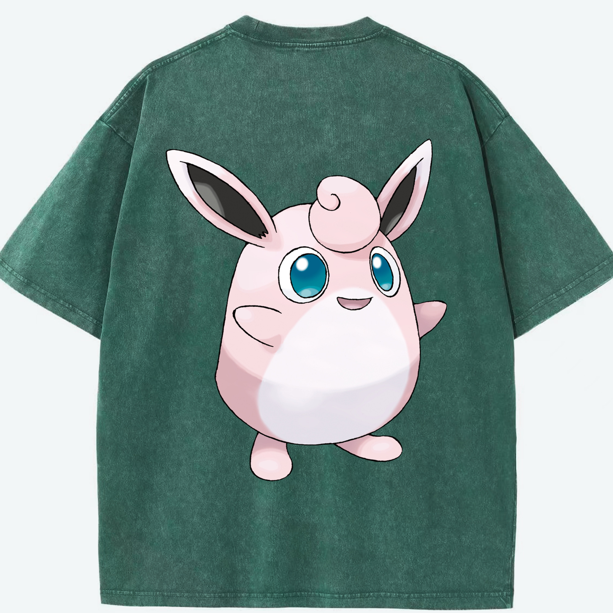 （画像用） ポケットモンスター Pokémon 綿100% ヴィンテージ風 半袖Tシャツ（背面プリント）
